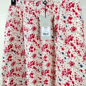 Mint Velvet Floral Maxi Skirt XL Boho Prairie Romantic NWT